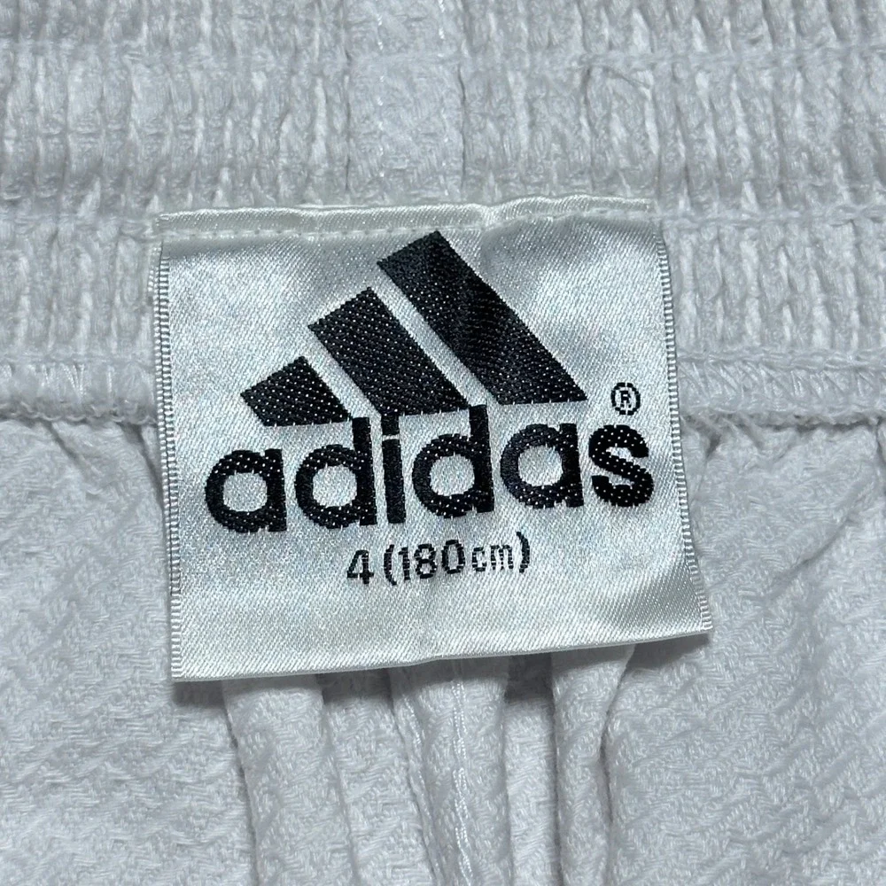 Adidas Taekwondo Pants Size 4 180cm Martial Arts Uniform Training Baggy White